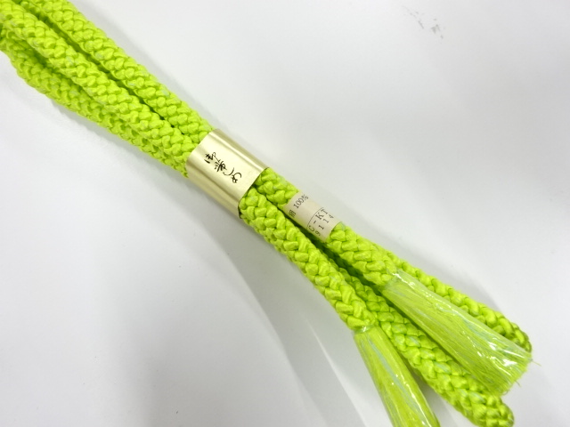 未使用品　正絹　手組帯締め